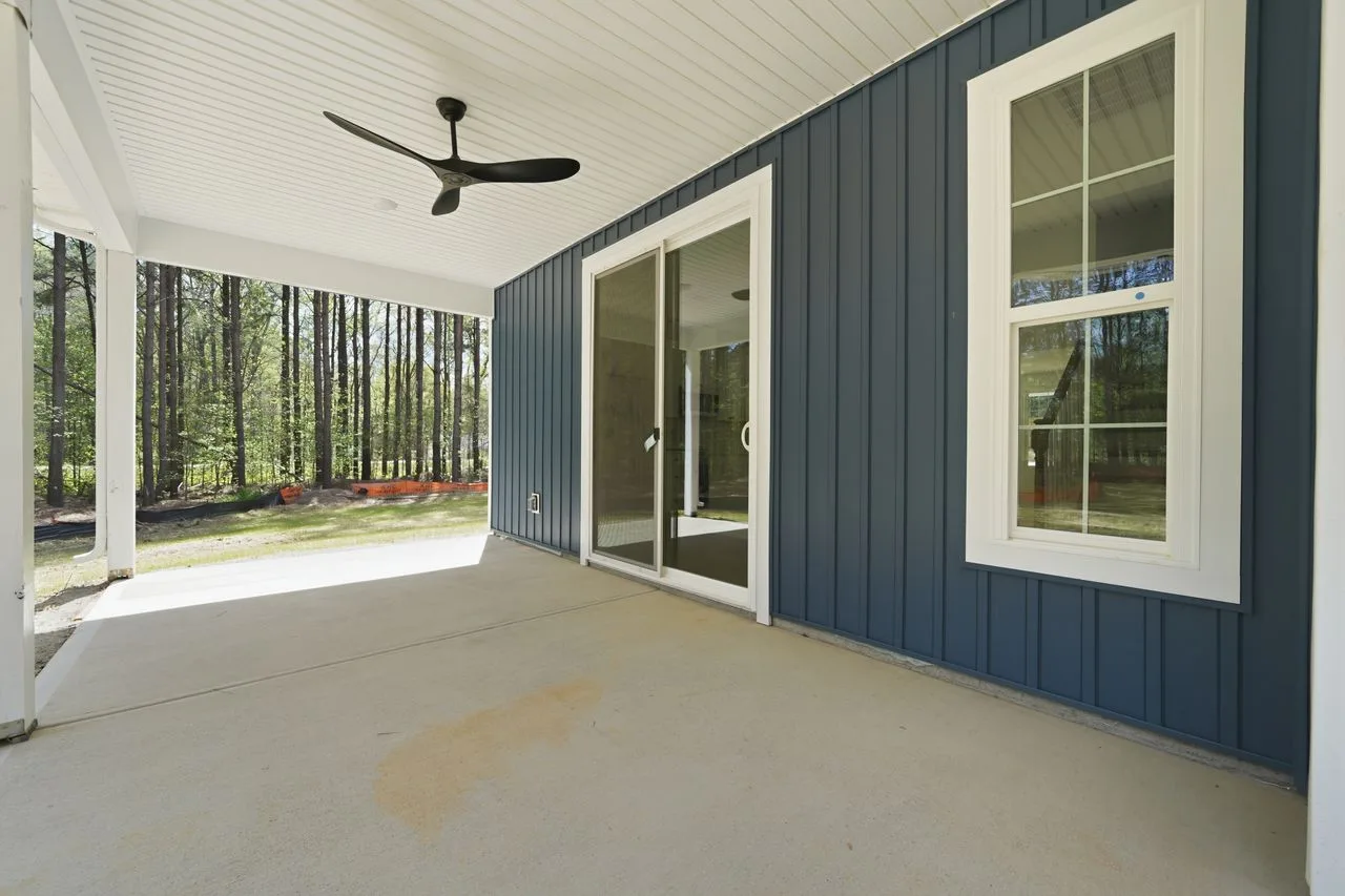 Covered front porch — 1412 Quiver Way custom spec home, York SC
